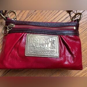 Vintage Coach Poppy Two-Tone Clutch Bag